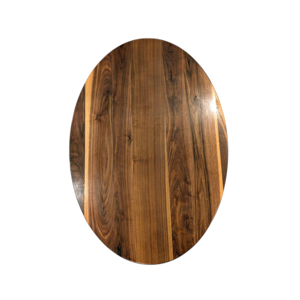 Ovular Walnut Table Top