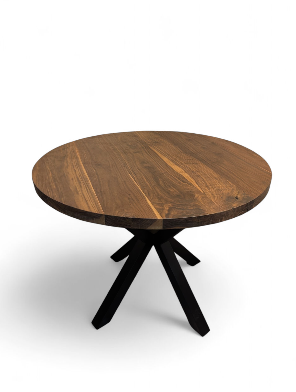 Modern walnut dining table