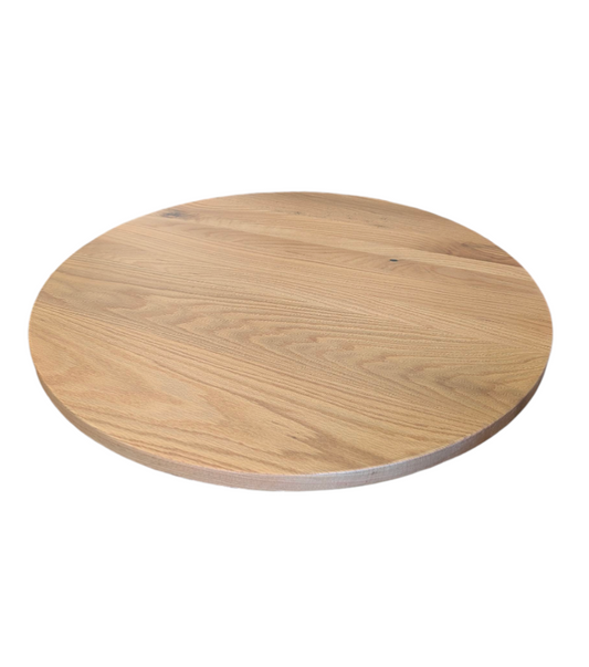 Premium white oak round table top