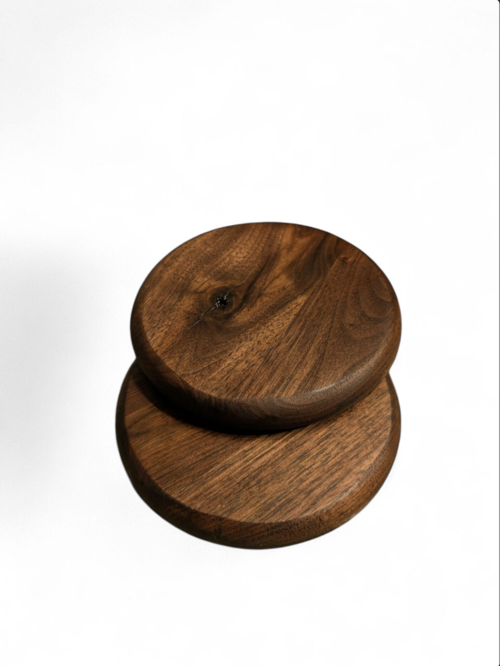 Premium handmade walnut drinks coaster