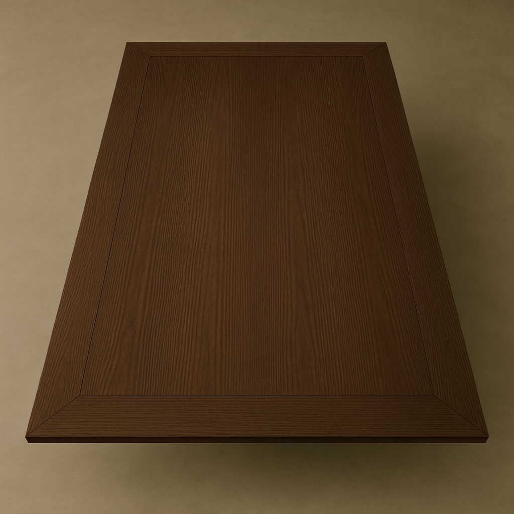 Red oak Pool table dining conversion