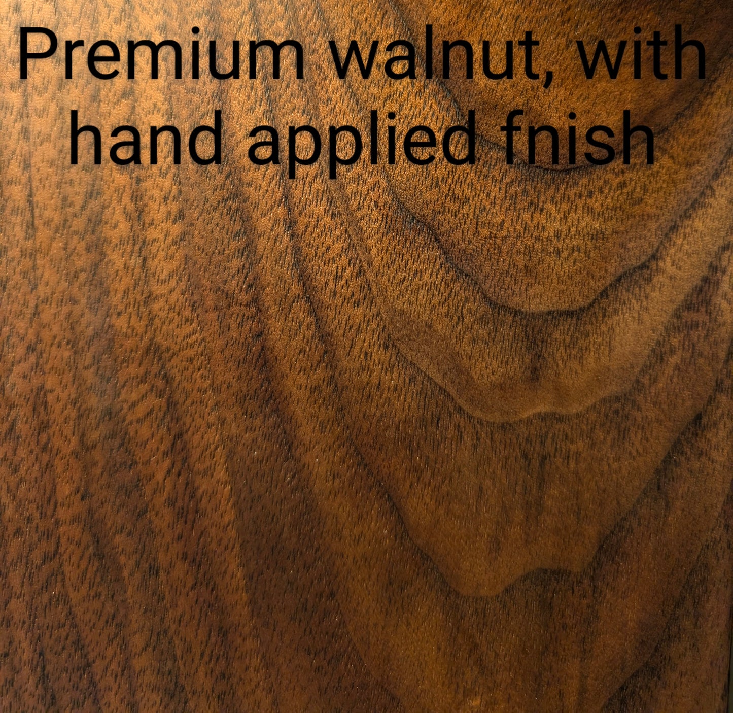 Premium handmade custom walnut end table
