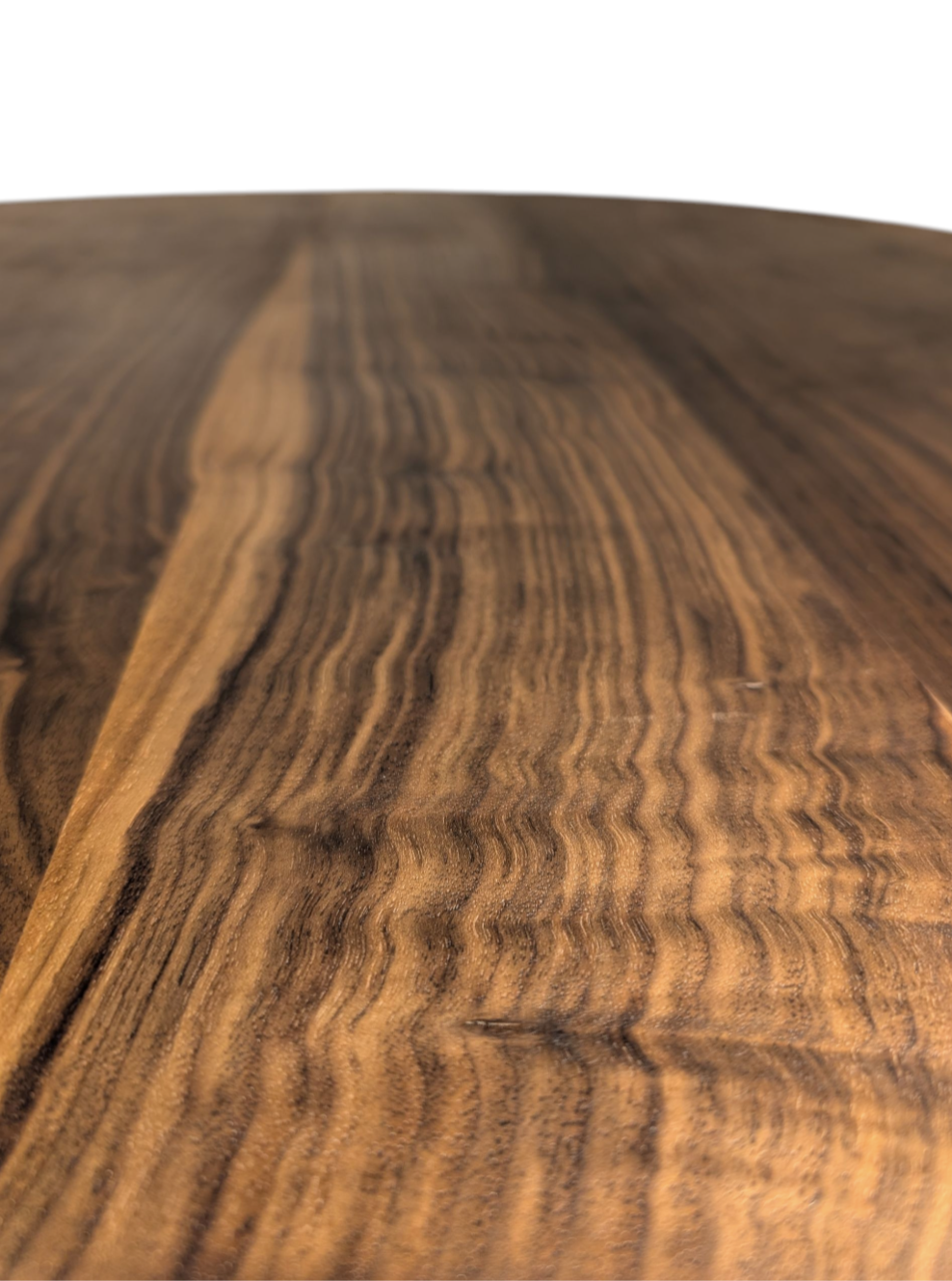 Modern walnut dining table