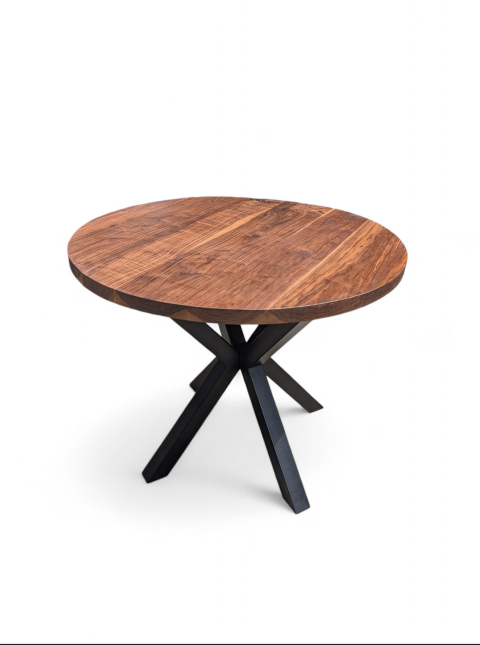 Modern walnut dining table