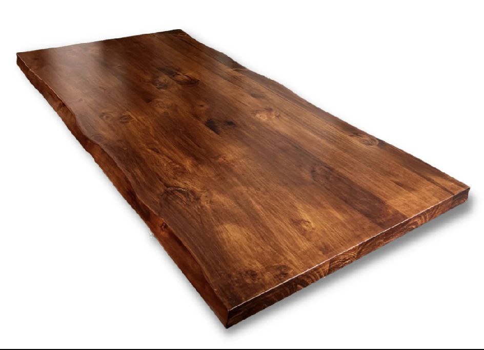 Live edge walnut dining table top