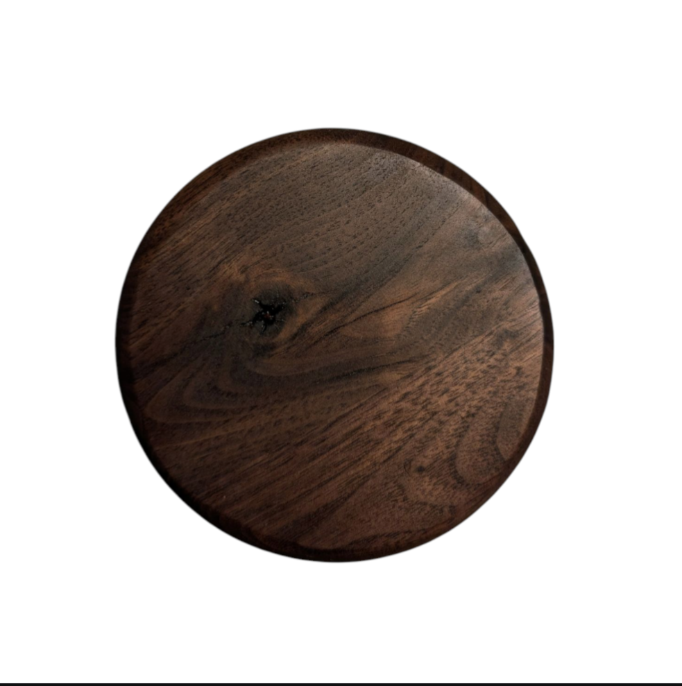 Premium handmade walnut drinks coaster