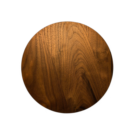 Round Walnut Table Top