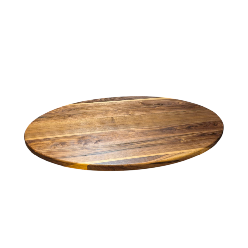 Ovular Walnut Table Top