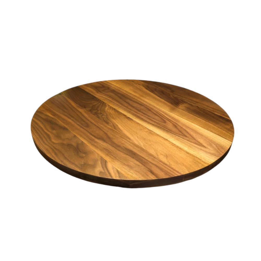 Round Walnut Table Top