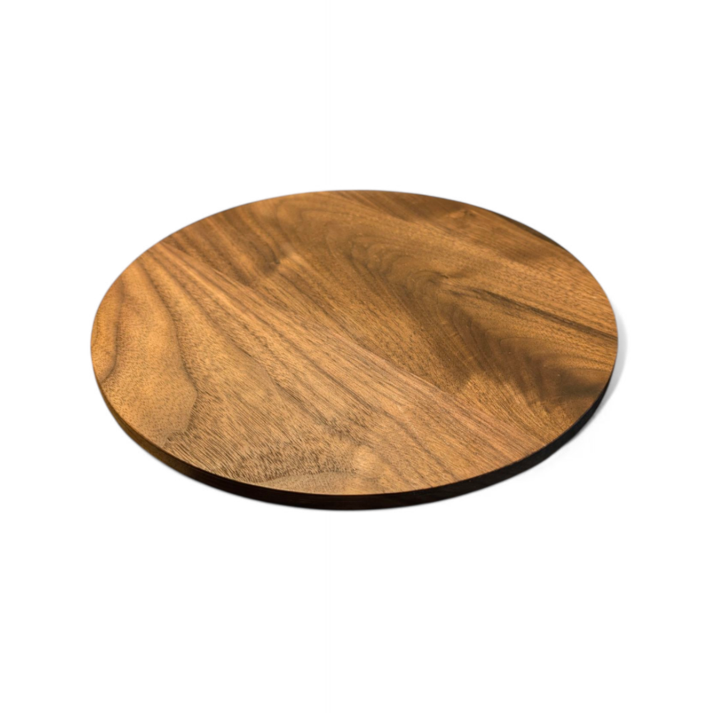 Round Walnut Table Top