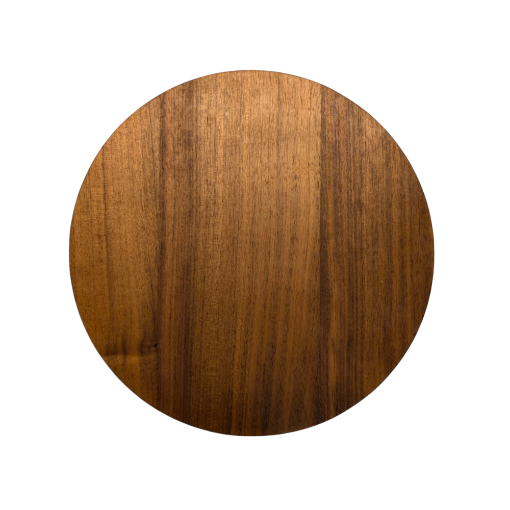 Round Walnut Table Top