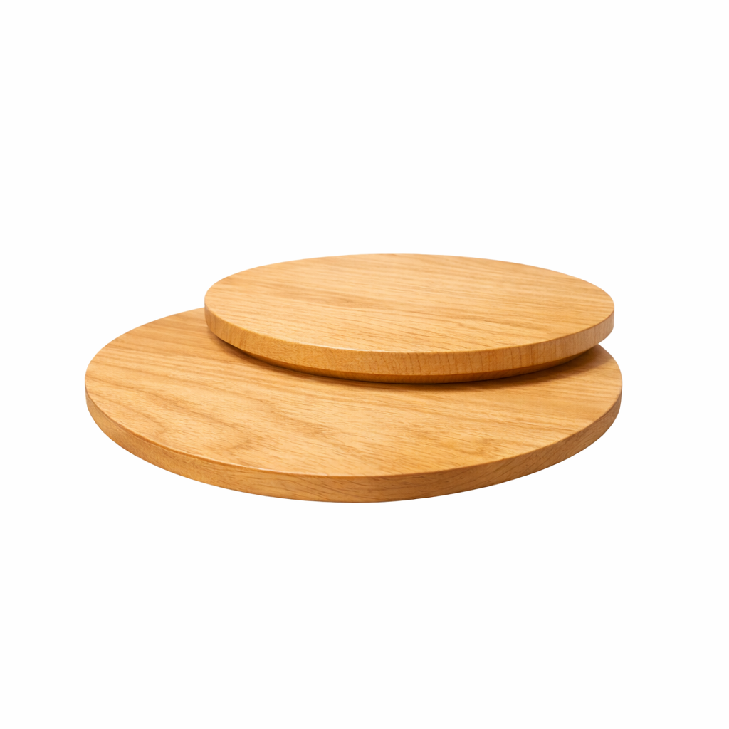 Round White Oak Table Top