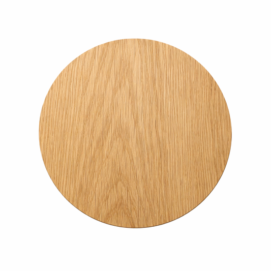 Round White Oak Table Top