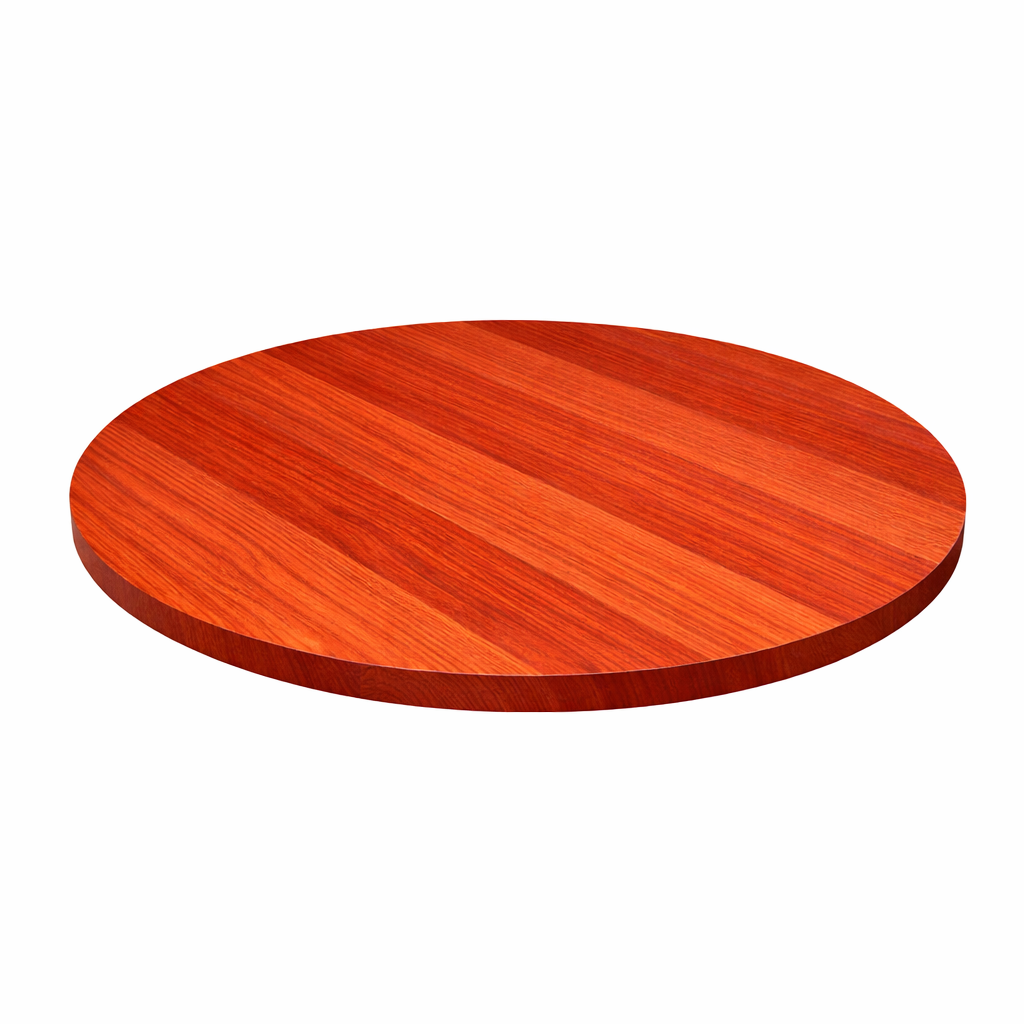 Round Padauk Table Top