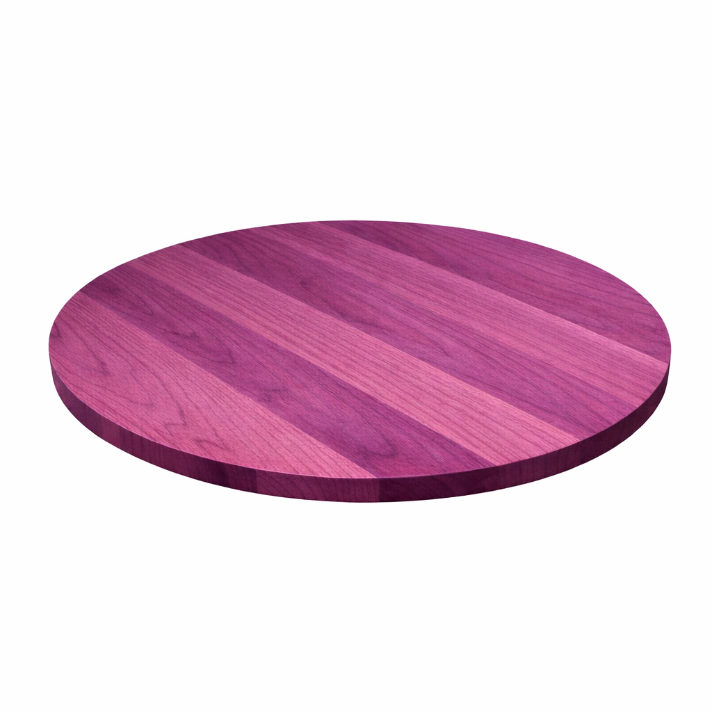 Round Purpleheart Table Top