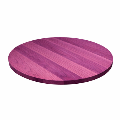 Round Purpleheart Table Top