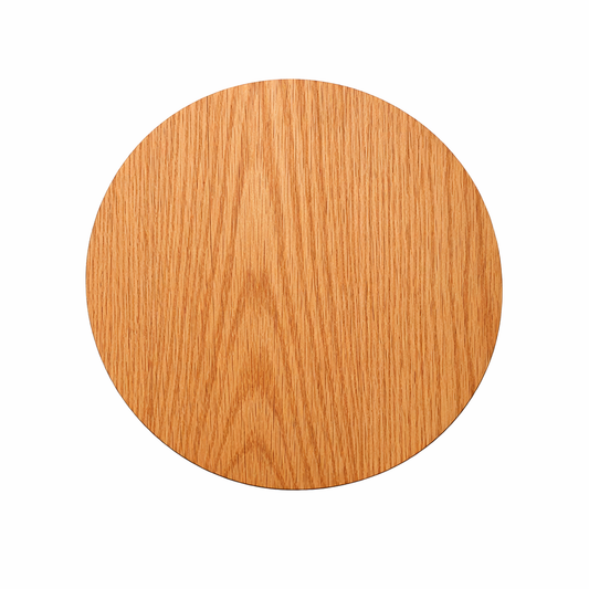 Round Red Oak Table Top