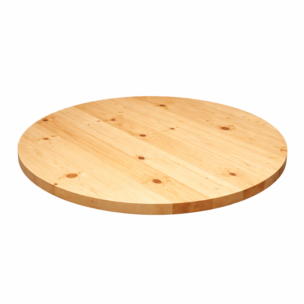 Round Pine Table Top