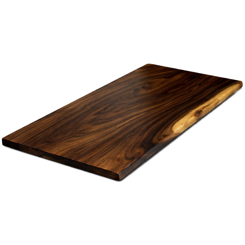 Walnut Live Edge Adjustable Height Desk