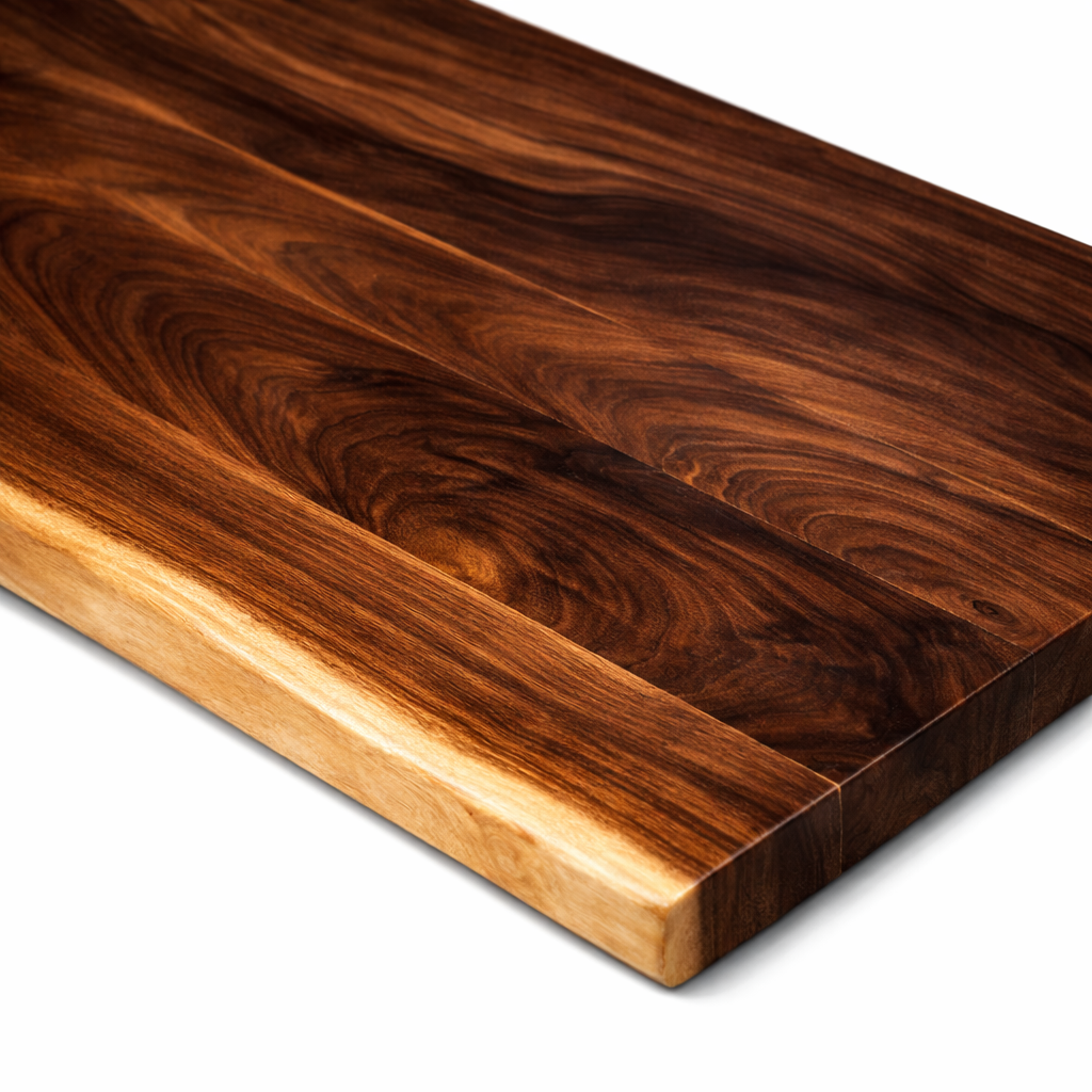 Walnut Live Edge Adjustable Height Desk