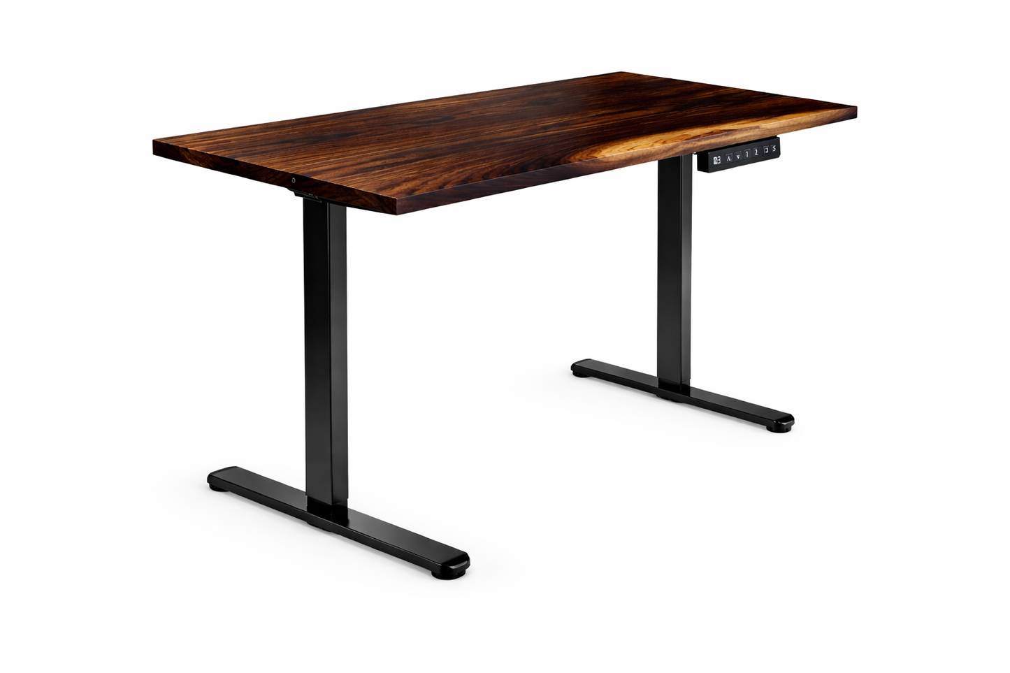 Walnut Live Edge Adjustable Height Desk