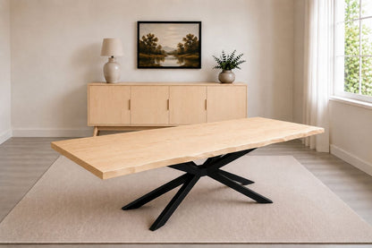 Modern Live Edge Dining Table
