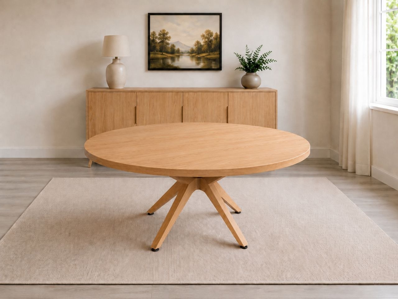 Modern Oval Dining Table