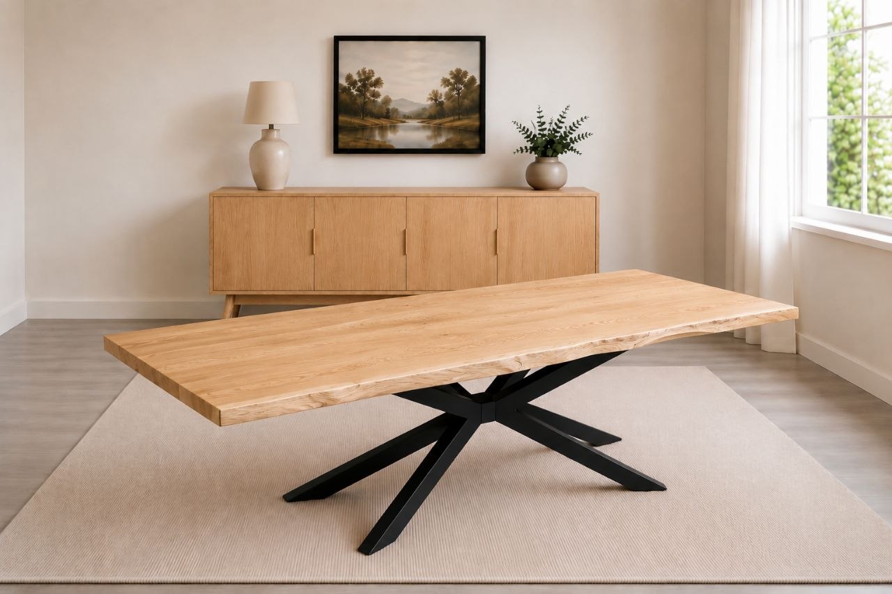 Modern Live Edge Dining Table