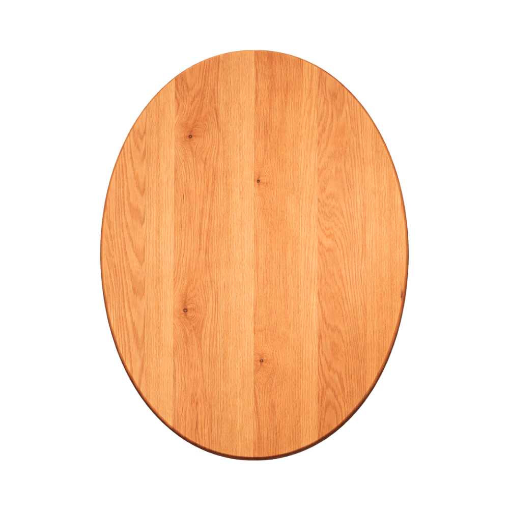 Ovular Red Oak Table Top