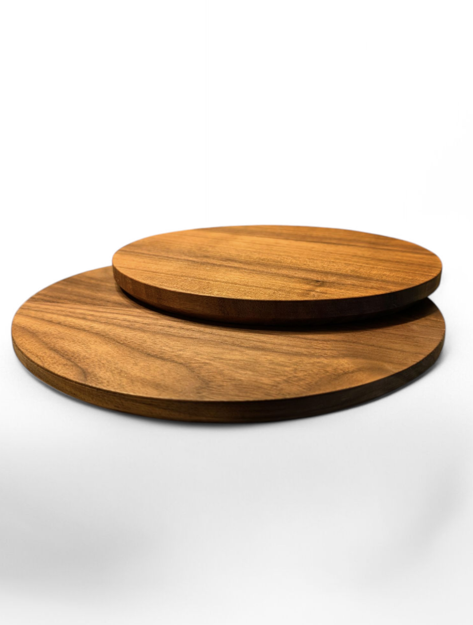 Premium handmade custom walnut round table tops