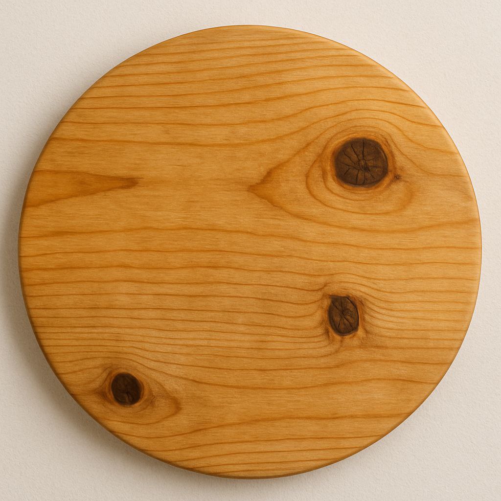 Premium handmade custom sized round pine table tops