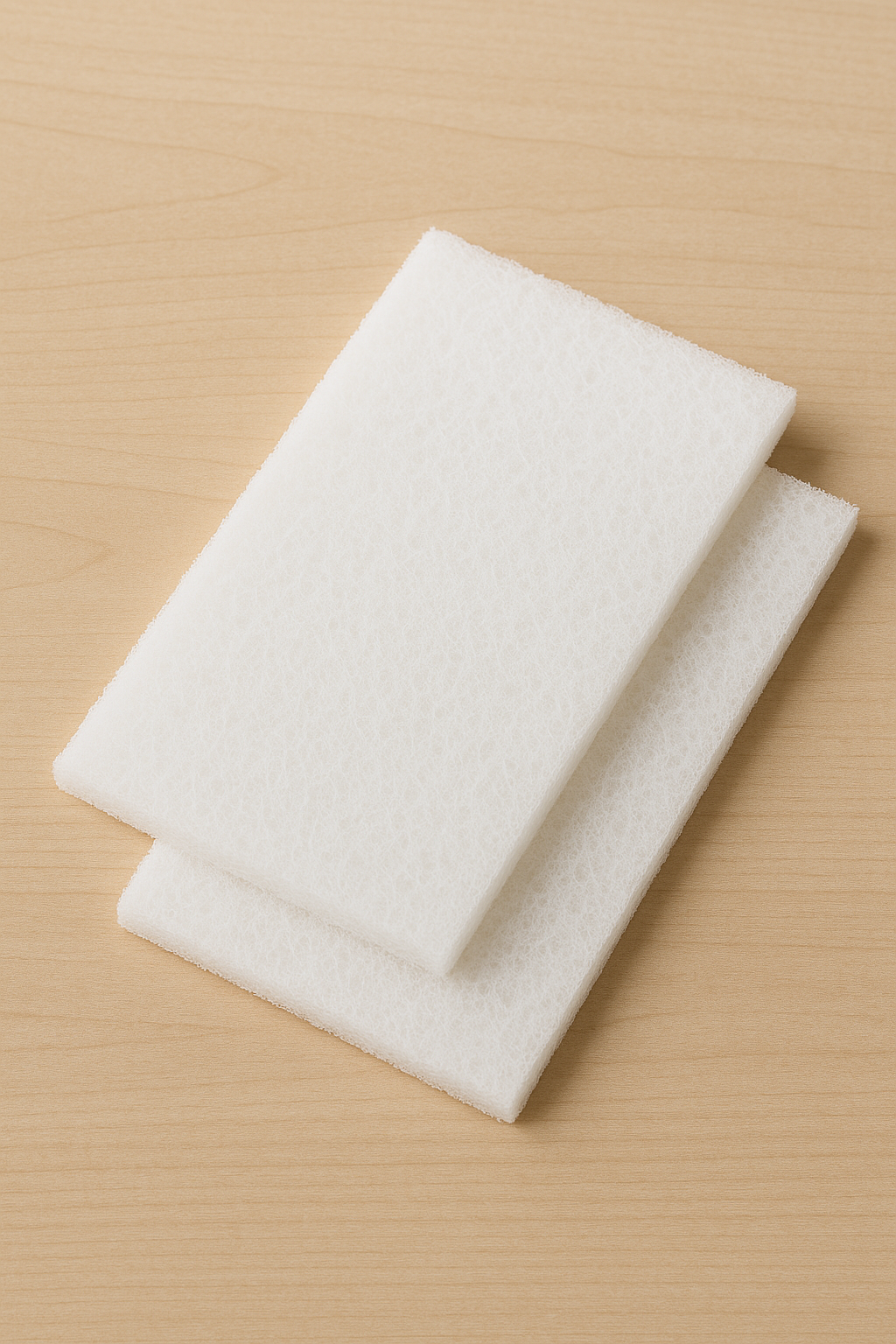 Finish applicator buffing pad