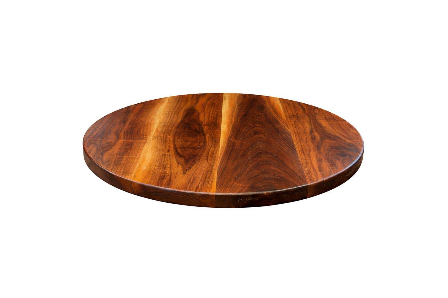 Round Walnut Table Top