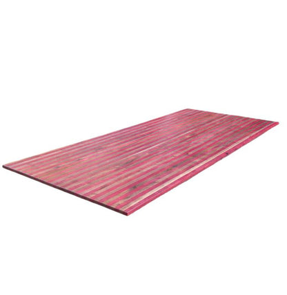 Purple heart and walnut table top