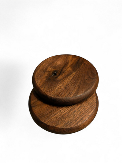 Premium handmade walnut drinks coaster