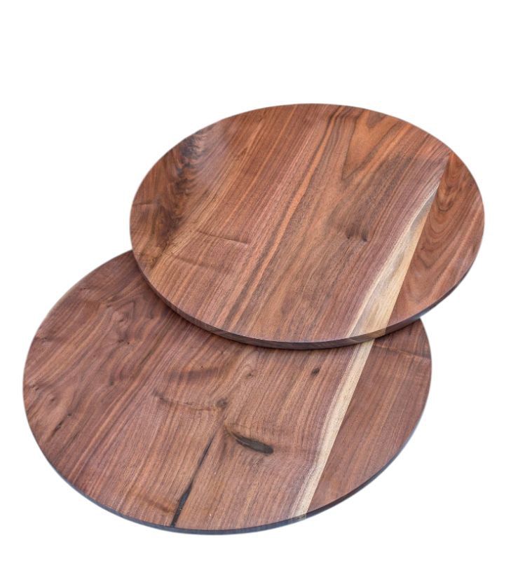 Premium handmade walnut table top 2 pack