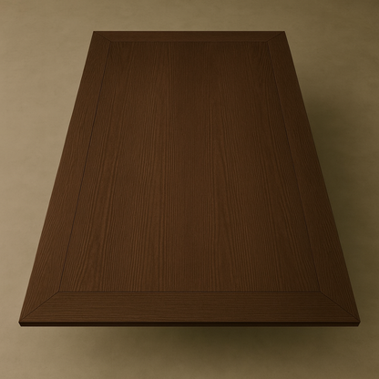 Red oak Pool table dining conversion