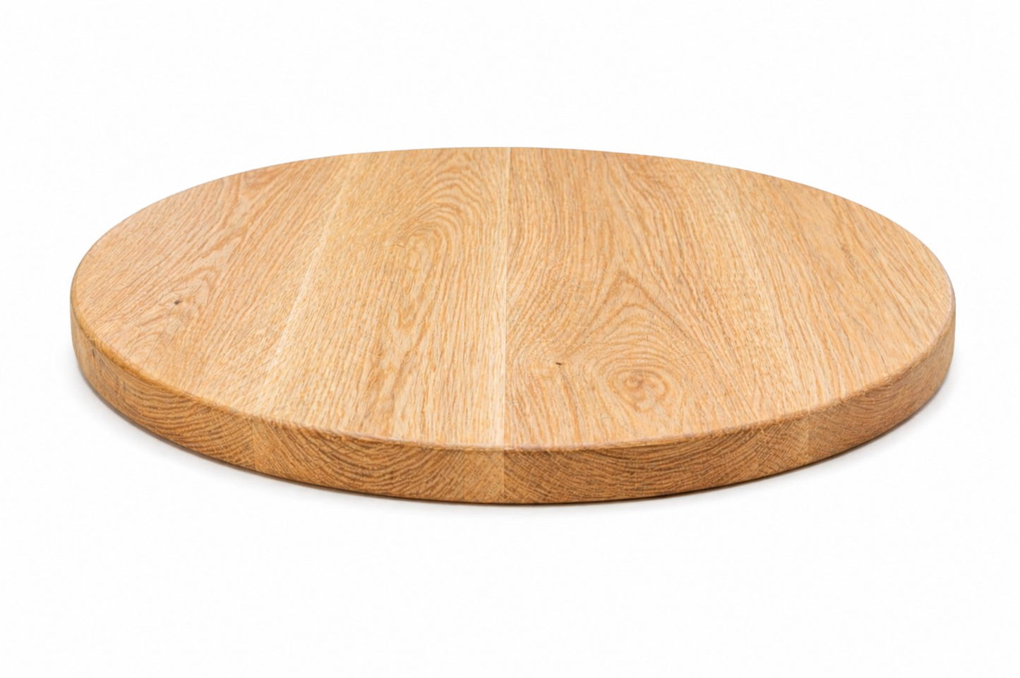 42" x 1.25" white oak round table top