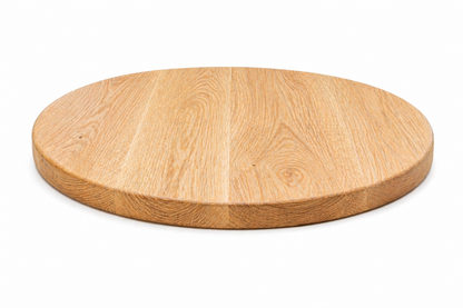 42" x 1.25" white oak round table top