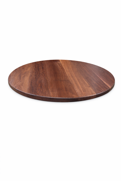 Round Walnut Table Top