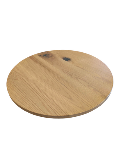 Premium white oak round table top