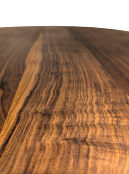 Modern walnut dining table