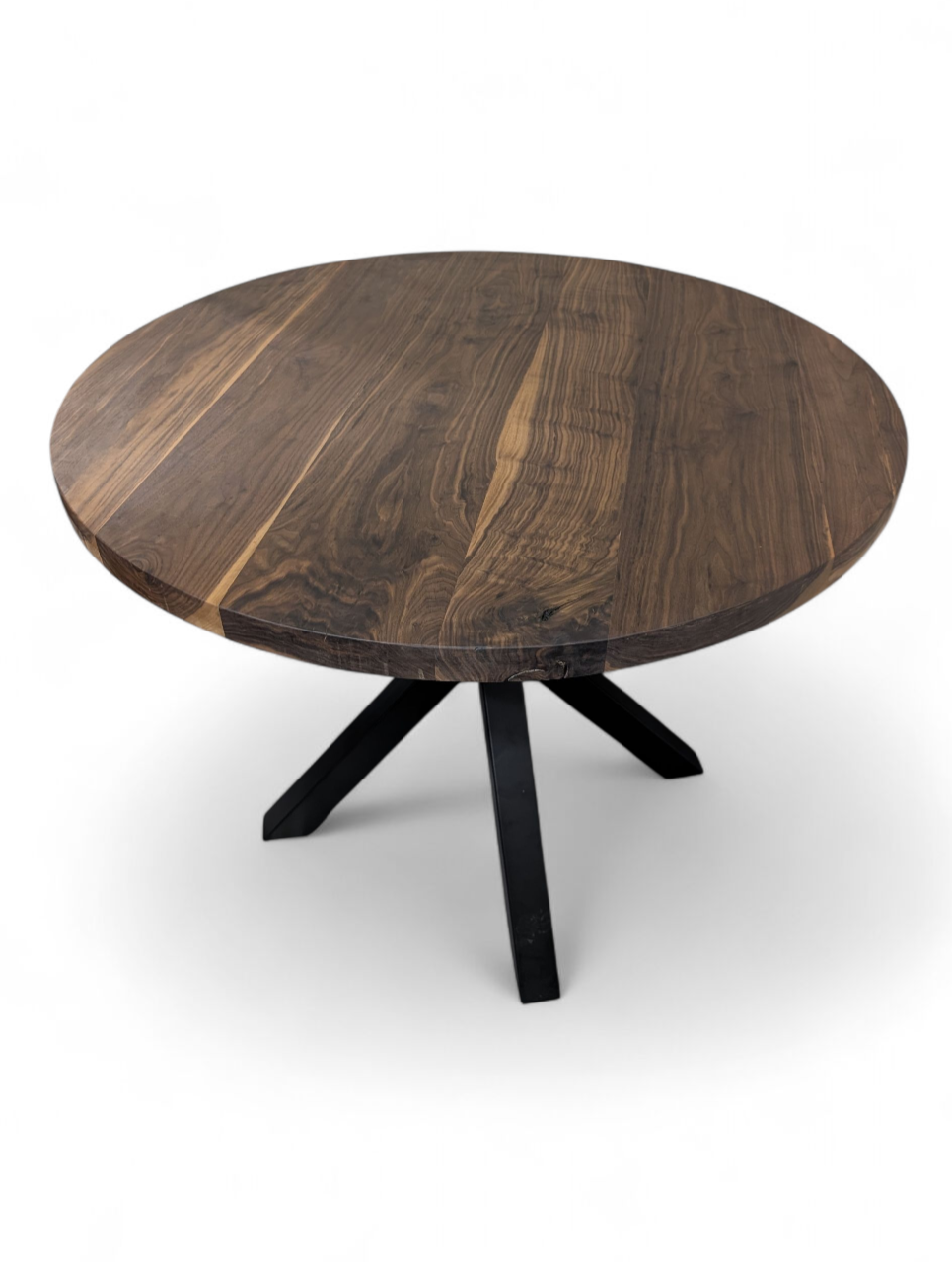 Modern walnut dining table