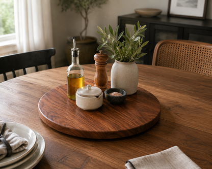 Walnut Lazy Susan