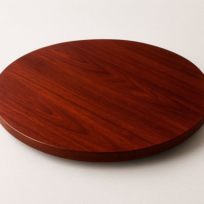 Handmade custom sized padauk round table top