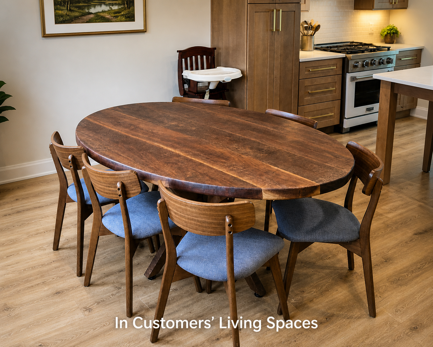 Modern Oval Dining Table