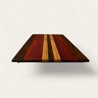 Premium exotic hardwood cutting board